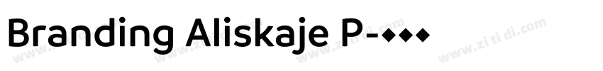 Branding Aliskaje P字体转换